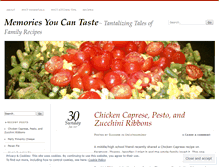 Tablet Screenshot of memoriesyoucantaste.wordpress.com