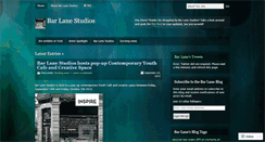 Desktop Screenshot of barlanestudios.wordpress.com