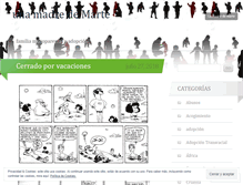 Tablet Screenshot of madredemarte.wordpress.com