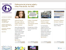 Tablet Screenshot of defensoriaterceredadninez.wordpress.com