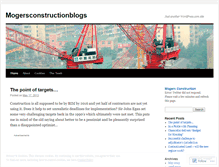 Tablet Screenshot of mogersconstructionblogs.wordpress.com