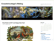 Tablet Screenshot of crosstitchcottage.wordpress.com
