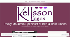 Desktop Screenshot of kllssnlinens.wordpress.com