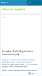 Mobile Screenshot of afrendy.wordpress.com