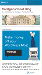 Mobile Screenshot of corriganspool.wordpress.com