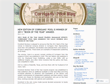 Tablet Screenshot of corriganspool.wordpress.com