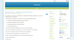 Desktop Screenshot of amenique.wordpress.com