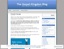 Tablet Screenshot of kingdomgospel.wordpress.com