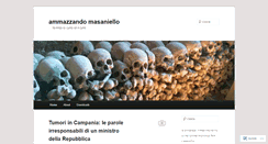 Desktop Screenshot of ammazzandomasaniello.wordpress.com