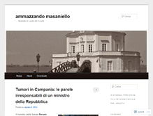 Tablet Screenshot of ammazzandomasaniello.wordpress.com