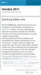 Mobile Screenshot of handy2011.wordpress.com