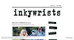 Desktop Screenshot of inkywrists.wordpress.com
