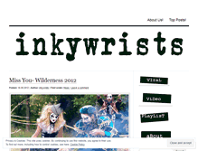 Tablet Screenshot of inkywrists.wordpress.com