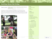 Tablet Screenshot of parkslopemomsclub.wordpress.com
