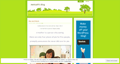 Desktop Screenshot of meitta89.wordpress.com