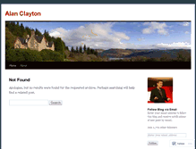 Tablet Screenshot of alanclayton.wordpress.com