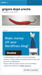 Mobile Screenshot of grigoredupaureche.wordpress.com