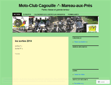 Tablet Screenshot of mccagouille.wordpress.com