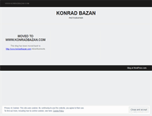 Tablet Screenshot of konradbazan.wordpress.com