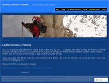 Tablet Screenshot of personalstrengthtraining.wordpress.com