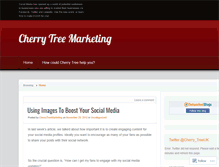 Tablet Screenshot of cherrytreemarketing.wordpress.com