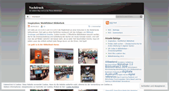 Desktop Screenshot of nachdruck.wordpress.com