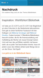 Mobile Screenshot of nachdruck.wordpress.com