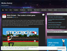 Tablet Screenshot of mediagallaxy.wordpress.com