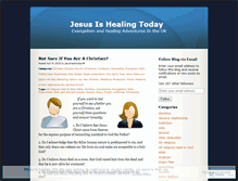 Tablet Screenshot of jesushealstoday99.wordpress.com