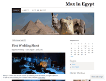 Tablet Screenshot of maxinegypt.wordpress.com