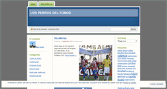 Desktop Screenshot of losperrosdelfondo.wordpress.com