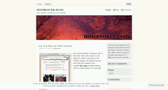 Desktop Screenshot of mooreover.wordpress.com