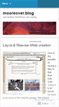 Mobile Screenshot of mooreover.wordpress.com