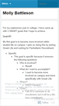 Mobile Screenshot of mollybattleson.wordpress.com