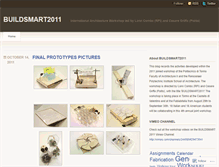 Tablet Screenshot of buildsmart2011.wordpress.com
