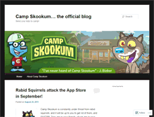 Tablet Screenshot of campskookumblog.wordpress.com