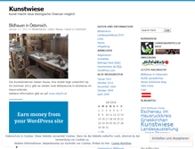 Tablet Screenshot of kunstwiese.wordpress.com