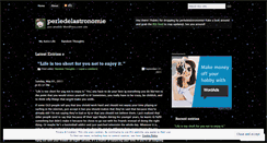 Desktop Screenshot of perledelastronomie.wordpress.com