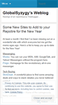 Mobile Screenshot of globalsyzygy.wordpress.com