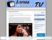 Tablet Screenshot of livingwithouttv.wordpress.com