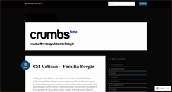 Desktop Screenshot of crumbsmagazine.wordpress.com