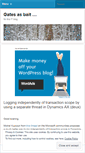 Mobile Screenshot of gatesasbait.wordpress.com