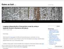 Tablet Screenshot of gatesasbait.wordpress.com