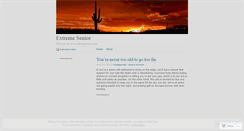 Desktop Screenshot of extremesenior.wordpress.com