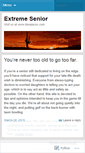 Mobile Screenshot of extremesenior.wordpress.com