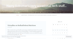 Desktop Screenshot of hsukumar.wordpress.com