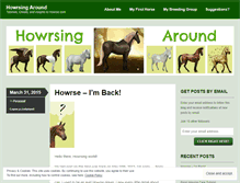 Tablet Screenshot of howrsingaround.wordpress.com