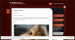 Desktop Screenshot of itwentawry.wordpress.com