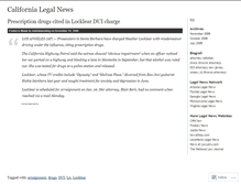 Tablet Screenshot of californialegalnews.wordpress.com