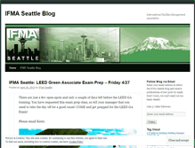 Tablet Screenshot of ifmaseattle.wordpress.com